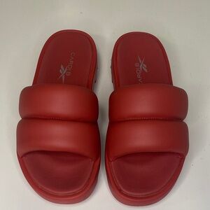 Reebok Cardi B Bold Red Sandals